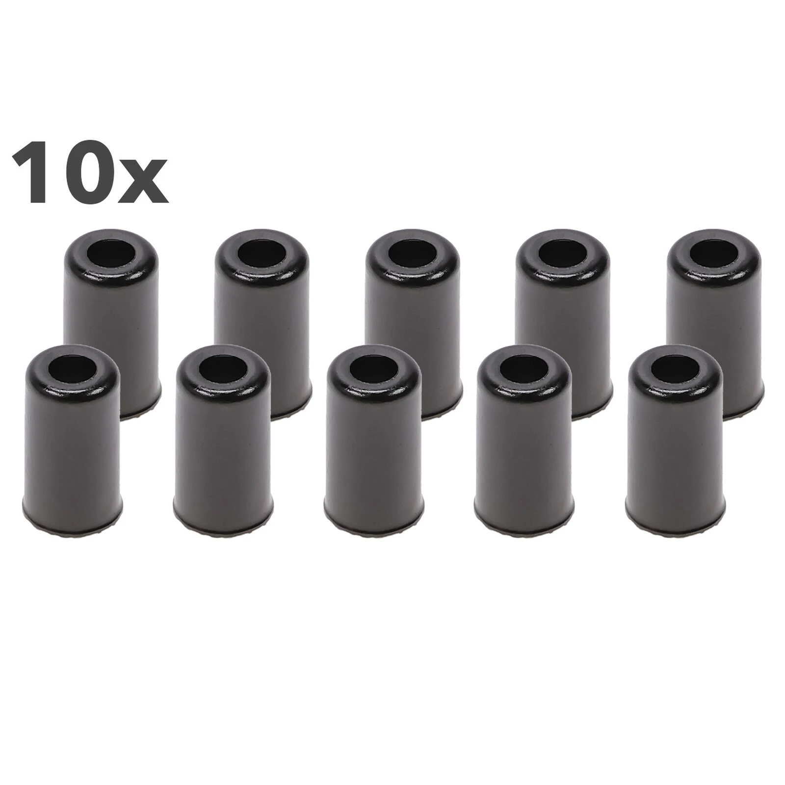 Promax 10 Stück Endkappe Hülsen Aussenhülle Bremszug Fahrrad Ø5mm Stahl Schwarz Eloxiert 3 Promax 10 Stück Endkappe Hülsen Aussenhülle Bremszug Fahrrad Ø5mm Stahl Schwarz Eloxiert