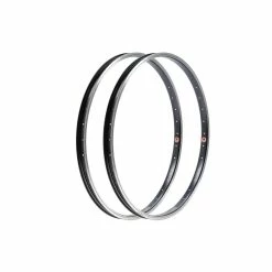 2 Stück 26 Zoll Alu Fahrrad Felge Felgenring SET Grünert Fun 559x25 36 Loch Schwarz