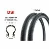 DSI 2 Stück 26 Zoll Fahrrad Reifen SET City Bike 26x1.75 Mantel Tire 47-559 Schwarz -E-Bike Teile Verkäufe 2 stueck 26 zoll fahrrad reifen set city bike 26x175 mantel tire 47 559 schwarz