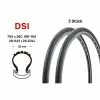 2 Stück 28 Zoll DSI Fahrrad Reifen 28x1.10 City Bike Rennrad 28-622