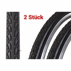 2 Stück 28 Zoll Innova Trekkingbike Fahrrad Reifen Mantel Decke Tire 622x40 Schwarz