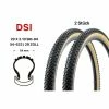 DSI 2 Stück 29 Zoll Fahrrad Reifen 54-622 MTB Classic 29x2.10 SET Schwarz Braun Tire SRI-94