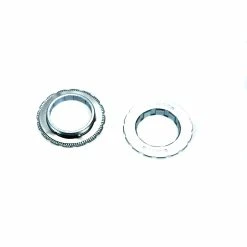 2 Stück Verschlussring SHIMANO Centerlock Ring Rotor 26,5mm Achsen 15/20 Silber