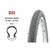 24 Zoll DSI Rollstuhl Reifen 24x1 3/8 Wheel Chair Tire 35-540 Grau