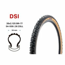 DSI 26 Zoll Fahrrad Reifen 26x2.125 Mountain Bike Retro MTB 54-559 Classic