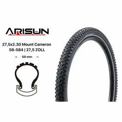 27.5 Zoll Fahrrad Reifen Arisun Mount Cameron 27.5x2.30 MTB 58-584 K-Defense Reflex