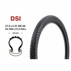 27,5 Zoll Fahrrad Reifen MTB 27,5x2,10 DSI Tire 54-584 Mountain Bike Mantel