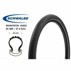 27.5 Zoll Schwalbe Marathon Almotion Performance 27.5x2.15 HS453 Reflex 55-584 E25-Ready