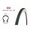 28 Zoll DSI Fahrrad Reifen 37-622 City Trekking Bike 28x1 3/8 Mantel Tire Braun