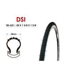 DSI 28 Zoll Fahrrad Reifen 28-622 Rennrad Trekking Urban 28x1 5/8x 1 1/8 Tire Mantel