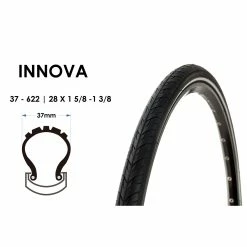 28 Zoll INNOVA 37-622 Fahrrad Trekking City Reifen 28x1 5/8x 1 3/8 Mit Reflexstreifen