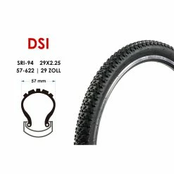 29 Zoll DSI Fahrrad MTB Reifen 29x2.25 Mountain Bike 57-622 Tire Mantel Decke