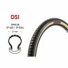 29 Zoll DSI MTB Fahrrad Reifen 29x2.25 Tire Mantel Decke 57-622 RETRO Beige -E-Bike Teile Verkäufe 29 zoll dsi mtb fahrrad reifen 29x225 tire mantel decke 57 622 retro beige