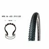 Nicht Angegeben 29 Zoll Fahrrad MTB Reifen 29x2.20 Tire Mantel Decke 56-622 Schwarz
