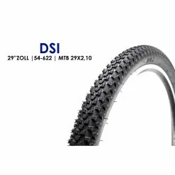 29 Zoll Fahrrad Reifen DSI 54-622 MTB 29x2.1 Mantel Decke 29er Tire Schwarz