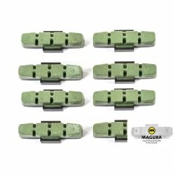 4 Paar MAGURA Original Brems Belag Hydraulische Felgenbremse HS11 22 24 33 66 Grün