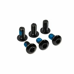 Nicht Angegeben 6 Stück Bremsscheiben Fahrrad Schrauben M5x10 TORX Schraubensicherung Schwarz
