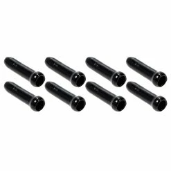 8 Stück JAGWIRE Kabelendhülsen Cable Crimps Tips 1-1,8mm Alu BOT117-C7 Schwarz