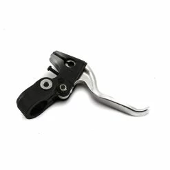 ALHONGA Fahrrad V Brake Bremshebel Bremsen Griff 2 Finger Schwarz Silber Links