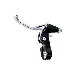 Fahrrad POWER Bremshebel 2-Finger Griff Links V-Brake Alu Klemmung 22,2mm