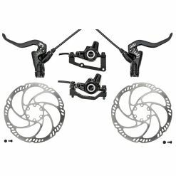 MAGURA MT4 Hydraulische Scheibenbremse Set Vorne/Hinten Inkl. Bremsscheiben Vorne: 850mm Hinten: 1750mm B-Ware