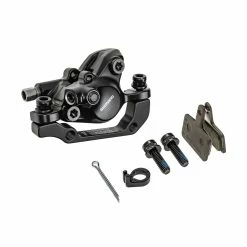 Shimano Bremssattel BR-MT200 2-Kolben Inklusive Adapter Und Disc Beläge